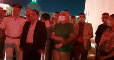 حريق فى إدارة مرور بالسويس.. والمحافظ ومدير الأمن يتابعان إخماده