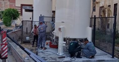 محافظ بني سويف: توريد 6 تانكات أكسجين بسعة 11 ألف لتر للواحد للمستشفيات