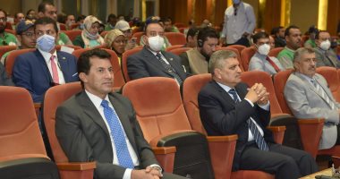 الفريق أسامة ربيع يستقبل وزير الرياضة ووفد المشارك بمنحة ناصر للقيادة الدولية.. صور