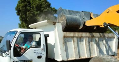 رفع 210 حالات إشغال طريق فى حملة بشوارع مدينة بنى سويف