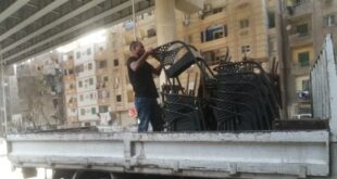 إزالة 483 حالة إشغال طريق مخالف بمراكز البحيرة