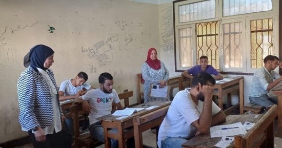 رئيس "رعاية الطلاب" تتفقد لجان البلاغة بامتحانات الثانوية الأزهرية بالإسكندرية