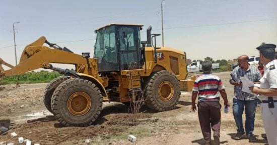 إزالة 458 حالة تعد على الأراضى المملوكة للدولة بالبحيرة