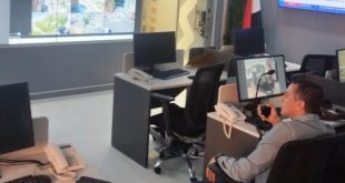 تجربة لاصطفاف للمعدات للاطمئنان على جاهزيتها للتعامل مع السيول بأسوان