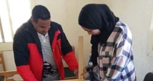 حياة كريمة.. ورشة حرفية لـ 20 متدريب على الحرف اليدوية بمركز شباب سماكين الغرب