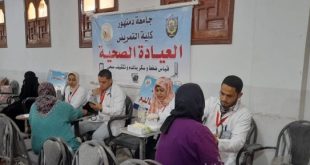 زراعة أشجار وخدمات تنموية بإحدى قرى كفر الدوار ضمن مشاركة جامعة دمنهور بمبادرة بداية