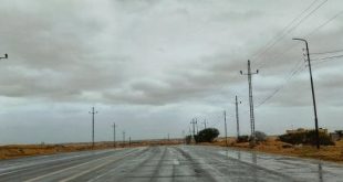 سقوط أمطار خفيفة بشمال سيناء وإغلاق ميناء العريش بسبب انعدام الرؤية