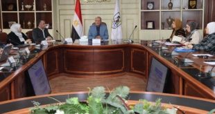 سكرتير محافظة بنى سويف يبحث إنشاء ميناء جاف ومنطقة لوجستية بكوم أبو راضى