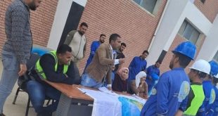 مياه المنوفية: محطة بركة السبع الأولى فى السيطرة على تسرب الكلور بمنطقتها