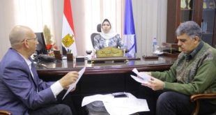 نائب محافظ دمياط تناقش خطة التحول الرقمى للديوان العام والوحدات المحلية