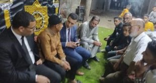 وكيل وزارة العمل بالدقهلية يقدم التعازى لأسر ضحايا حادث طريق بورسعيد