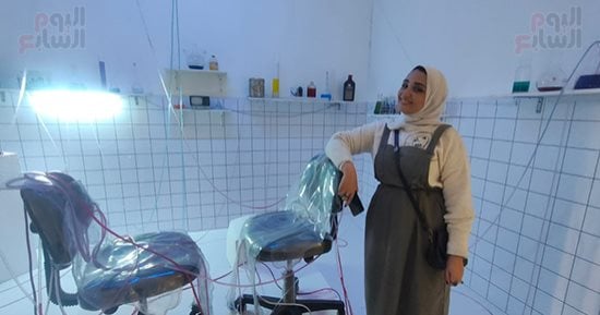 "أهمية توازن المشاعر في العلاقات" عمل فني لهايدي محمد بصالون الشباب