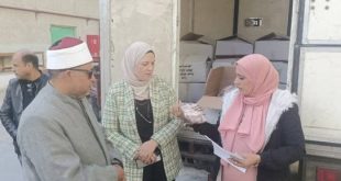 استلام 2 طن من لحوم "صكوك الأضاحى" لتوزيعها على الأُسر الأَولى بالرعاية بالإسماعيلية