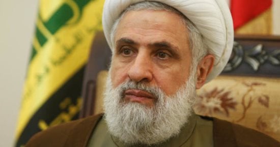 الأمين العام لحزب الله نعيم قاسم: من حق الشعب السورى أن يختار حكومته ودستوره