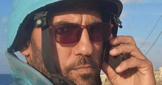 تفاصيل استشهاد المصور الصحفى أحمد اللوح فى غارة إسرائيلية وسط قطاع غزة