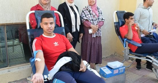 جامعة العريش تطلق حملة للتبرع بالدم دعما لمرضى مستشفى العريش ضمن "بداية"