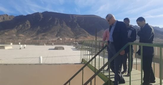 رئيس مدينة سفاجا يتفقد خزانات تكديس المياه بالكيلو 5