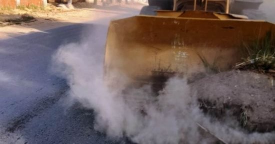 رفع الإشغالات بمنطقة سوق السيل بأسوان