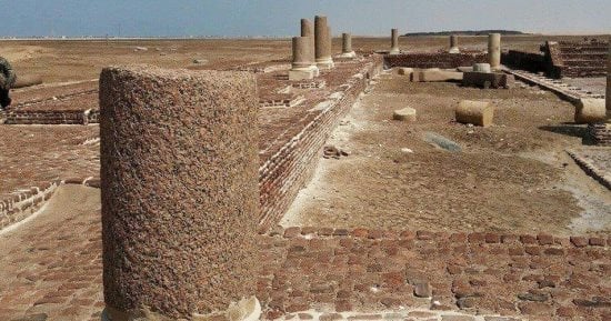 شاهد أولى محطات رحلة العائلة المقدسة بمصر بمدينة الفرما شرق بورسعيد.. صور