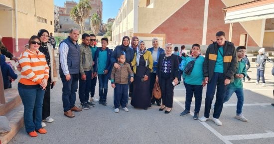 فرق مديريات العمل والصحة والتموين تتفقد مدرسة النور للمكفوفين بالإسماعيلية