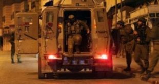 قوات الاحتلال الإسرائيلى تقتحم شرقى نابلس