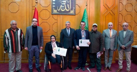 محافظ الإسماعيلية يكرم الحاصلين على بطولات عالمية وعربية وأفريقية فى 2024