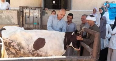 محافظ المنيا يستعرض جهود الطب البيطرى لتعزيز الثروة الحيوانية والداجنة خلال 2024
