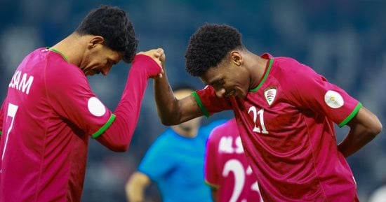 ملخص وأهداف مباراة عمان ضد قطر فى "خليجي 26".. فيديو