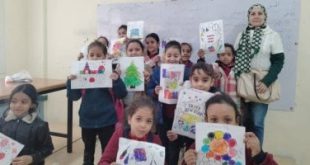 ورشة فنية متنوعة احتفالا بالعام الجديد مع أبناء "تحيا مصر" بالخيالة