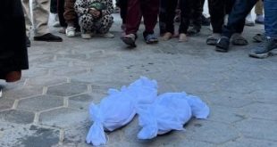 وفاة توأم رضيع فقد حياته أمس جراء البرد القارس فى غزة