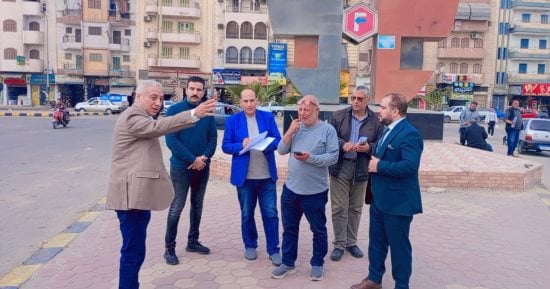 وفد "المجتمعات العمرانية" يتفقد مناطق التجميل بدمياط الجديدة